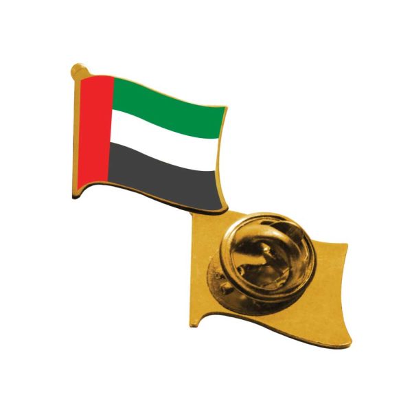Flag Badge with Pin