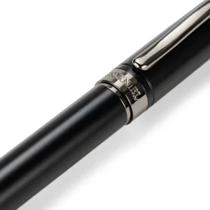 Dorniel Designs Metal Pens Matte Black Twist Action Blue Ink - Image 3